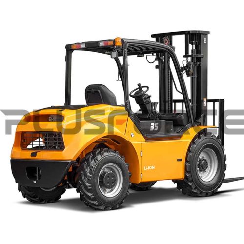 High-voltage Lithium Battery Rough Terrain Forklift