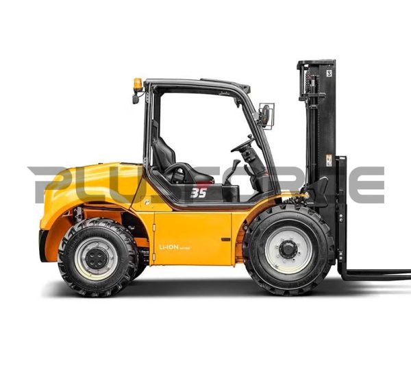 High-voltage Lithium Battery Rough Terrain Forklift