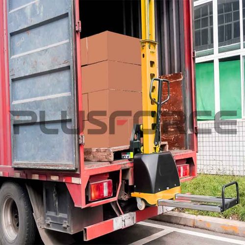 Semi Electric Self Lift Stacker